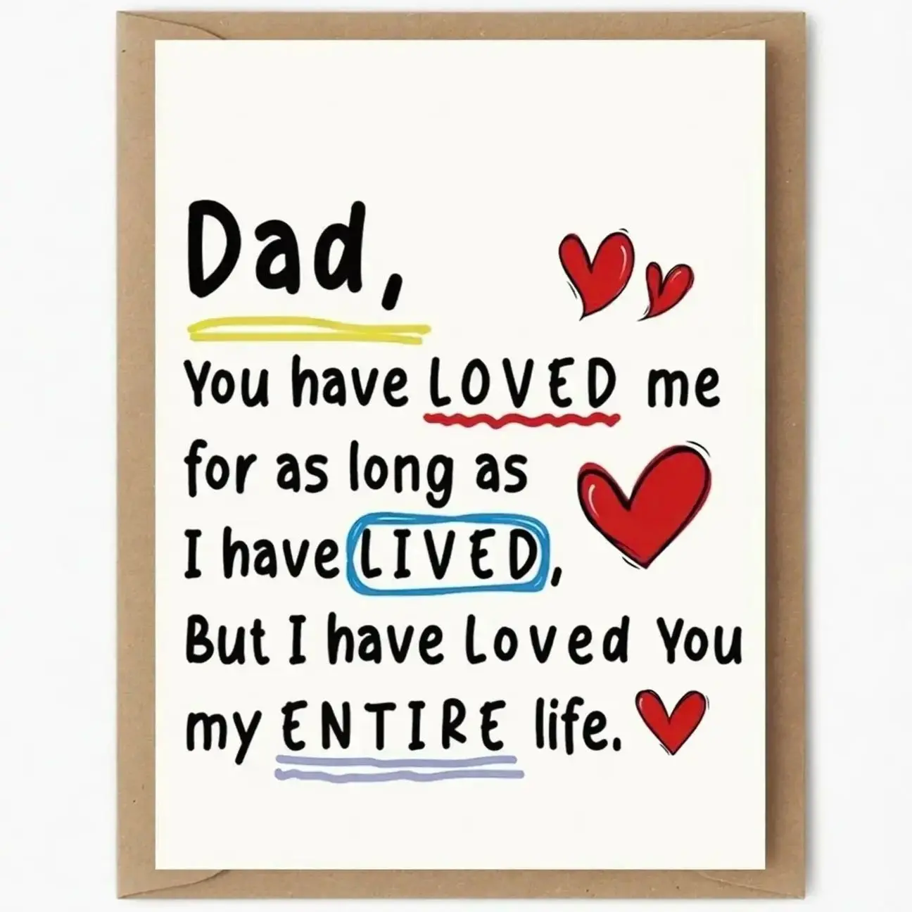 Entire Life Love Card