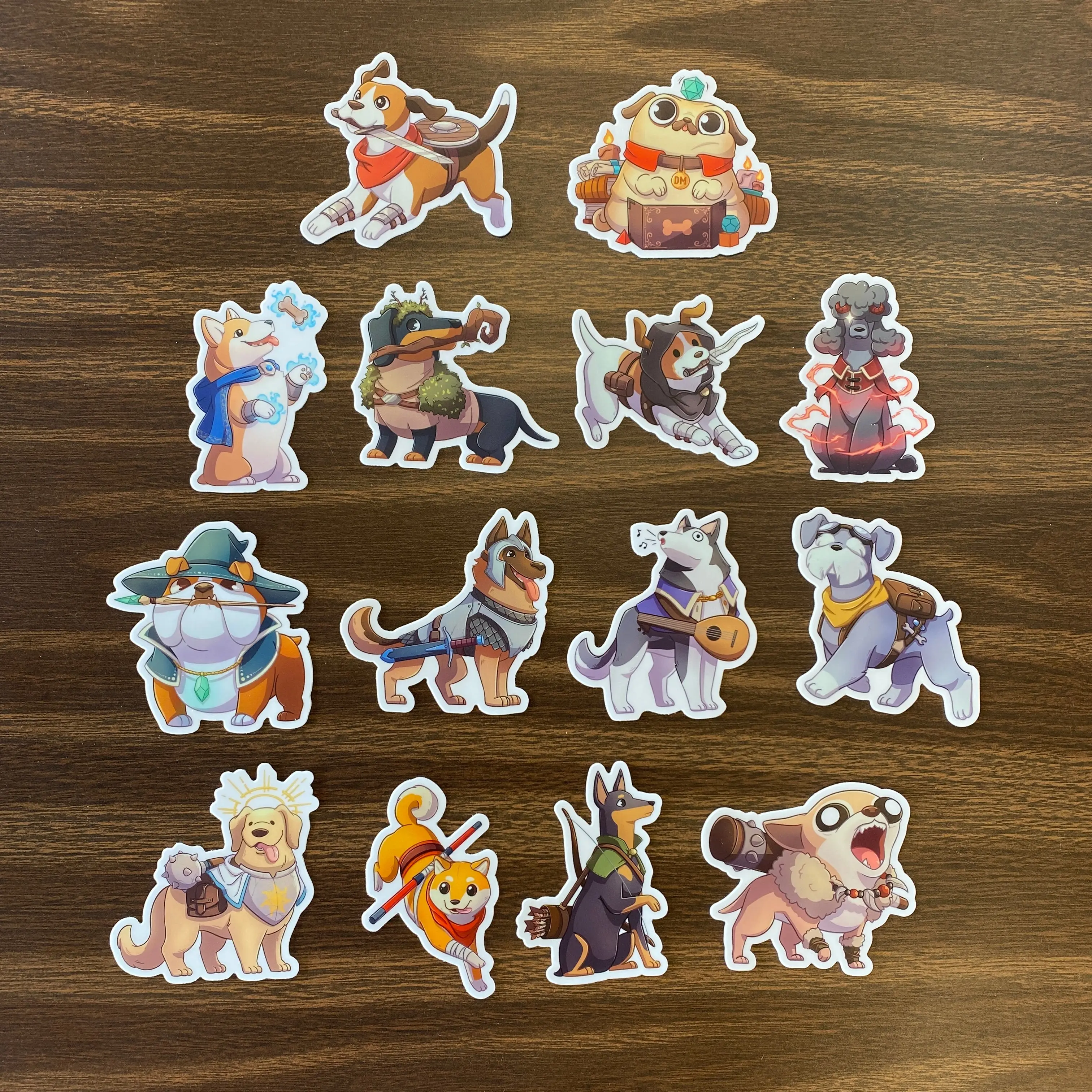 D&D Dogs Sticker Pack D&D Dogs Sticker Pack