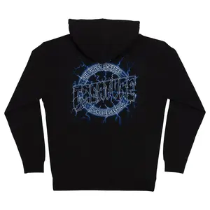 Creature Skateboard Sweatshirt Finest Strike Zip Up Hoody Black