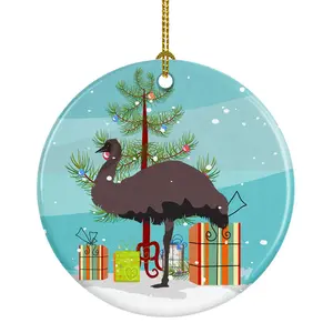 Carolines Treasures  Emu Christmas Ceramic Ornament