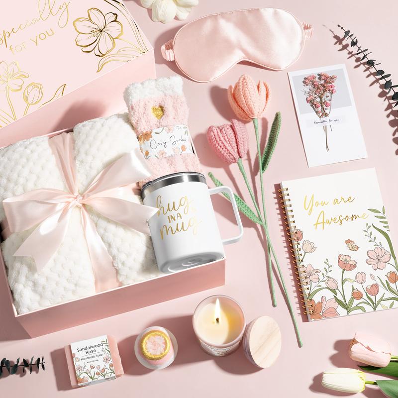 Mayicivo Valentine's Day Gifts ideas Basket for Women – Get Well Soon, Birthday, and Thinking of You Gifts for Mom, Best Friend, or Sister dealsforyoudays