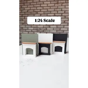 1:24 Scale Fireplace