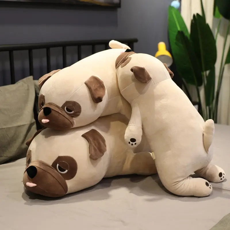 Exciting Pug Plush Pillow - Fun, Unique, Soft, Creative Cuddle Toy, Perfect Companion, Ideal Gift For Holidays And Birthdays - Great Decorative Toy!