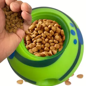 1pcs Dog Toy Ball for Aggressive Chewers, Interactive Training Ball, Interactive Treat Dispensing Squeaky Ball, Indestructible Puzzle Chew Toy for Boredom and Exercise, Suitable for Small Medium Large Dogs