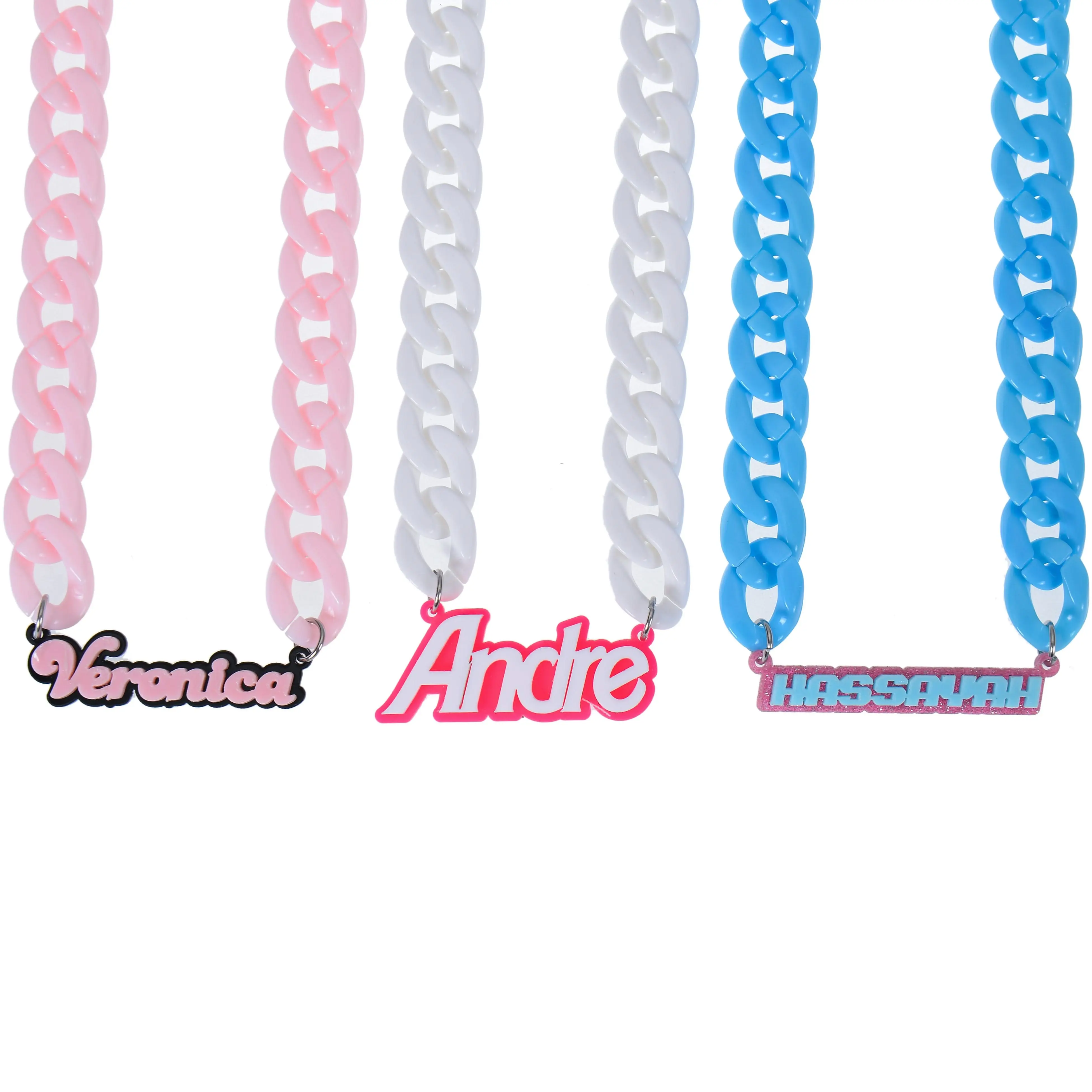 Personalized Acrylic Stylish Name Necklace
