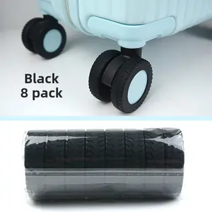 2026 Hot Suitcase Wheel Covers 8pcs, Shock Absorbing Sleeves, Universal Wheel Noise Pads, Silent Wheel Covers, Travel Luggage Protectors
