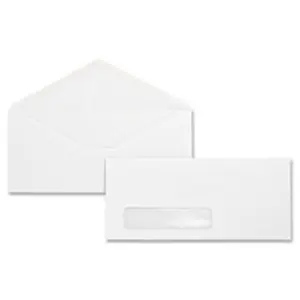 212 MAIN No.10 Wove Business Window Envelopes, 4.13 in. x 9.5 in., 500-Count Box, Office Stationery Supplies for Business Invitations