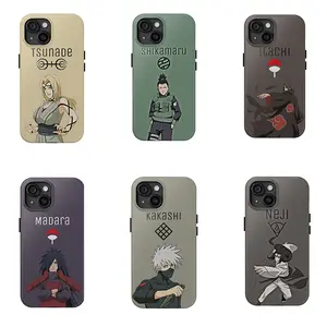 Madara Uchiha Kakshi Hatake Neji Hyuga Ichita Uchiha Shikamaru Nara Tsunade Senju Anime Tough Phone Case for iPhone 15 14 13 12 11 Pro Plus Pro Max X XS XR