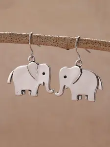 Cute Elephant Design Earrings, Dangling Earrings, Fashionable Jewelry for Women & Girls, Trendy All-match & Exquisite Jewelry for Birthday Gift