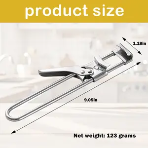 1 Count Jar Opener for Weak Hands, Multifunctional Adjustable Can Opener, No-Trouble Bottle Cap Opening Tool