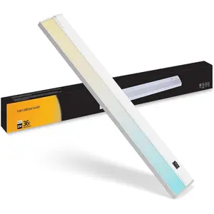 36inch 22w 1426lm Hardwired Under Cabinet Lights, 5CCT 2700K-5000K, CRI 92+, R9 90+, UGR Lower Than 16, LED Dimmable Under Counter Lighting for Kitchen