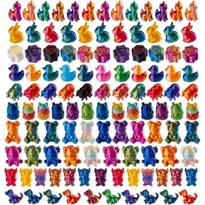 120 count  Printed Mini  Set, Flexible Joints Mini  Decorations, Exquisite Cute  for  and Office Decoration