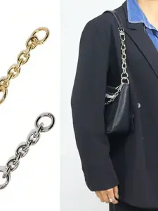 New European and American Style Short Thick Chain Extender Bag Strap, Detachable Single Shoulder Crossbody Strap, Lightweight and Convenient