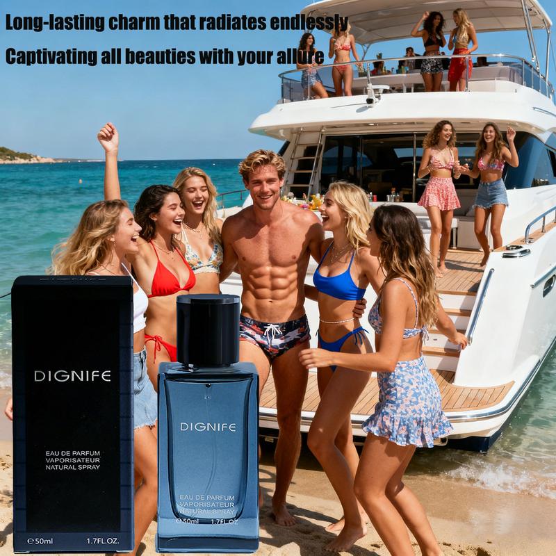 2026 New Men's Power Pheromone Cologne Classic floral-fruity-woody scent Long-lasting wear Radiate your pheromones all day Drive women wild for you Make them scream for you all night Keep them hooked on you every moment Enjoy a night of fun