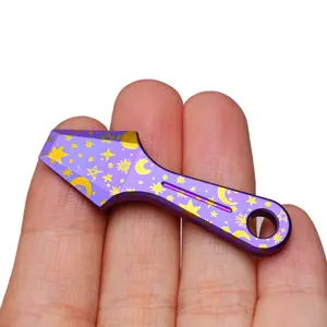 Ultra-Light Titanium Alloy Keychain, Super Mini Practical Multi-Functional Edc Tool, Unisex Keyring for Men & Women, Multi Purpose Keychain, Lightweight Keychain