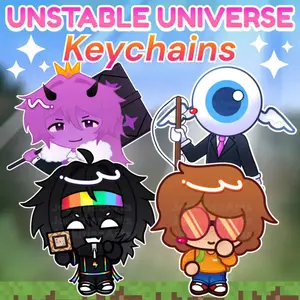 Unstable Universe MCYT Yt Acrylic Keychain, GANTUNGAN Fan