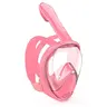 JRing Kids Silicone Full Face Diving Mask Set - 2-14Y Beginner-Friendly Snorkel Gear, 180-Degree Panoramic View, Anti-Fog, Anti-Leak, Soft Seal, Camera-Ready Mask with Detachable Action Camera Stand, Food-Grade Safety, Fog Free Snorkels
