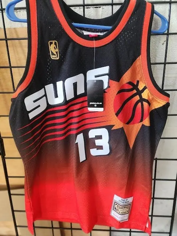 Steve Nash Mitchell and Ness Hardwood Classics Size M Unsigned