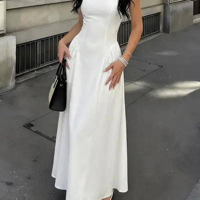 High School Graduation Long White Dresses - TikTok Shop High School Graduation Long White Dresses - TikTok Shop