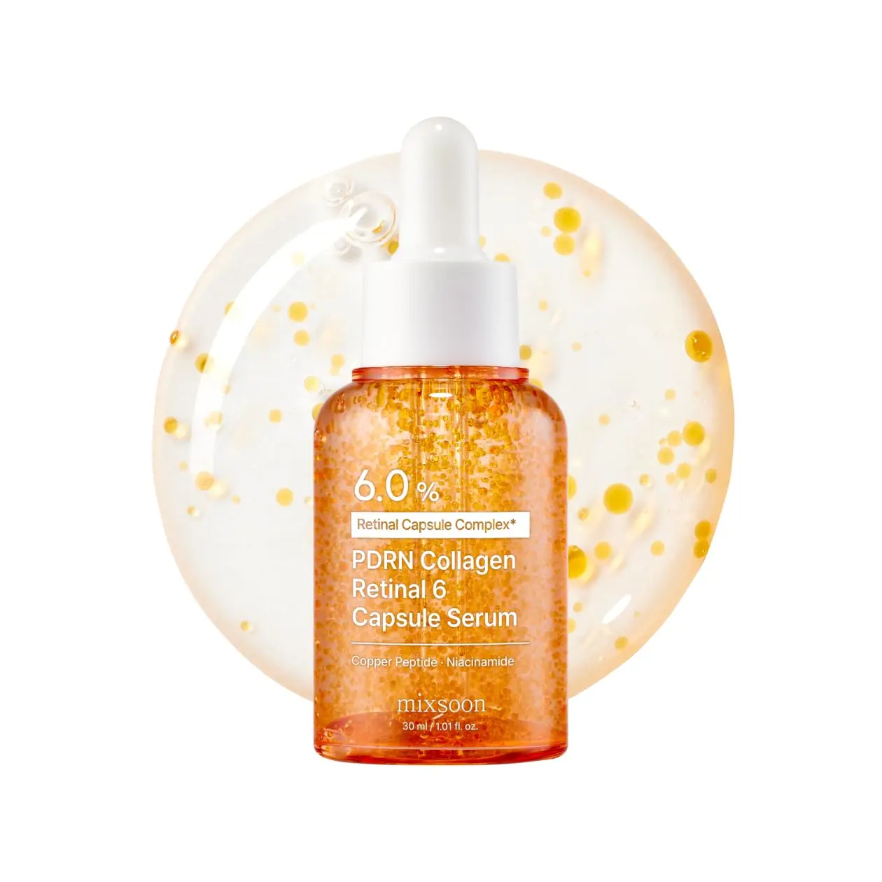 [mixsoon Official] Lightweight PDRN, Collagen, Retinol 6-Capsule Facial Serum