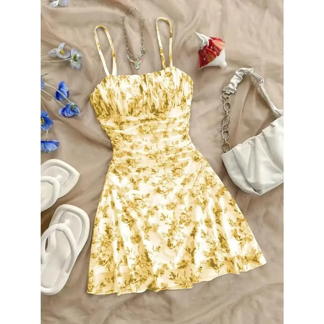 Women's Vacation White Based Pink Floral Romantic Print Asymmetric Hem Halter Bowknot Bodycon Dress, For Beach, Western, Festival, Summer Outfit, Boho,Summer Dresses For Women - TikTok Shop Women's Vacation White Based Pink Floral Romantic Print Asymmetric Hem Halter Bowknot Bodycon Dress, For Beach, Western, Festival, Summer Outfit, Boho,Summer Dresses For Women - TikTok Shop