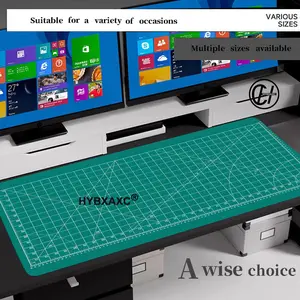 green Mouse Pad Cutting Desk Mat Kawaii Office Laptop Gaming Mousepad Minimalistic Rubber Keyboard Mouse Mats Computer Carpet