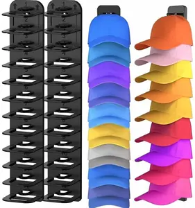 2-Piece Upgraded Extra-Large Baseball Cap Organizer Holds 24 Caps Stylish Storage for Closet Doors & Bedroom Walls Ideal Gift for Loved Ones Halloween Gifts Hat Holder Hat Display - Decor [Multi-warehouse shipping】 2026