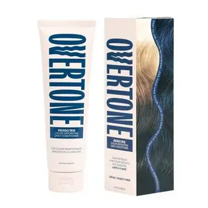 Overtone Indigo Iris Daily Conditioner- Semi-Permanent Blue Hair Color 4.5 oz - New