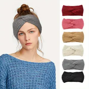 6 Pcs/ Set  8.27in X4.33in Fashionable Women's Knitted Headbands: Elastic, Warm, Fashionable, Suitable for Outdoor Activities,Textiles & Soft Furnishings