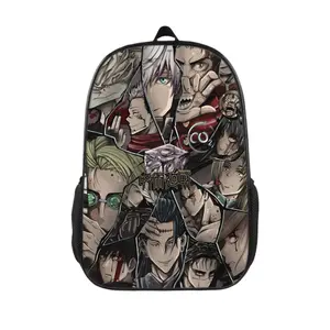 17'' Jujutsu Kaisen Anime Lightweight  Backpack - Durable Machine-Washable Fabric & Padded Adjustable Straps for Work/Travel