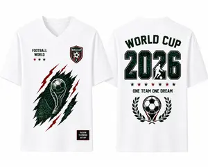 Men's 2026 Soccer Tournament Graphic Tee – World Football Championship Inspired Design, Lightweight & Comfortable