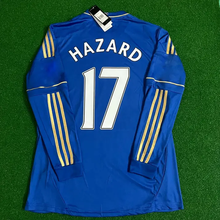 #17 Eden Jersey, Retro 2012-13 Blue Jersey #17 Eden Jersey, Retro 2012-13 Blue Jersey