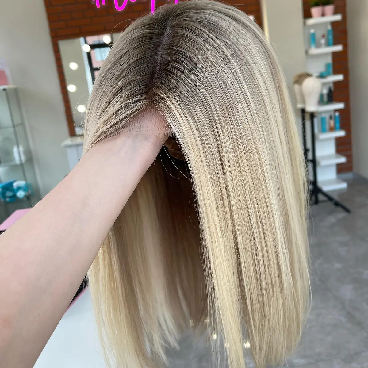 Jessie's Wig [Yara] Ombre Ash Blonde Bob Straight 13x4/5.5x5.5 Lace Wig For Women True-Hold Glueless Wig Human Hair  #SummerWins #DealsForYouDays