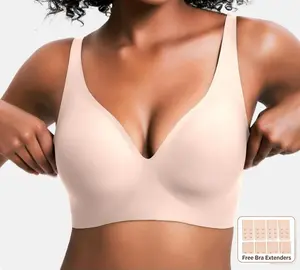 Women Jelly Up Bra, Jelly Wireless Bra, Bralette, Full Coverage Bra,Jelly Up Full Coverage Bra,Minimizer Bra For Women,Bras, C Cup Bra, Wireless Jelly Bralette,Comfort Seamless Bra Lightly Lined Comfort Bra strapless Night,vrcomfy wireless woman plus size