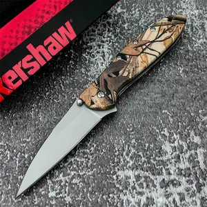 High-Quality Durable Camouflage Folding Knife, 8cr13mov Blade, 420 Steel Handle, Outdoor Camping Multifunctional Tool