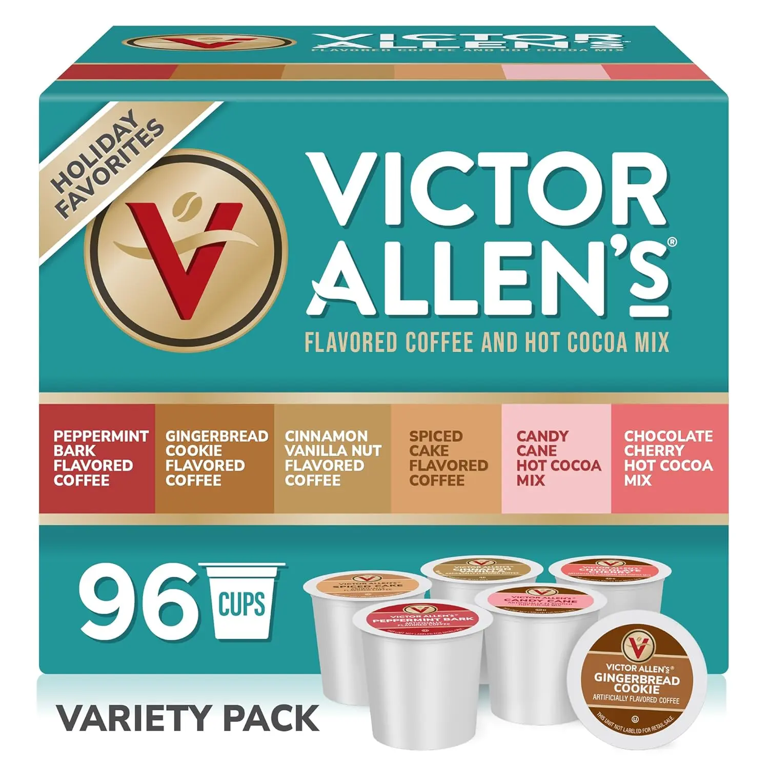 Victor Allen's Coffee, Milk Chocolate Hot Cocoa, 12 Count, Single Serve Hot Cocoa Pods for Keurig K-Cup Brewers – Milk Chocolate Hot Cocoa