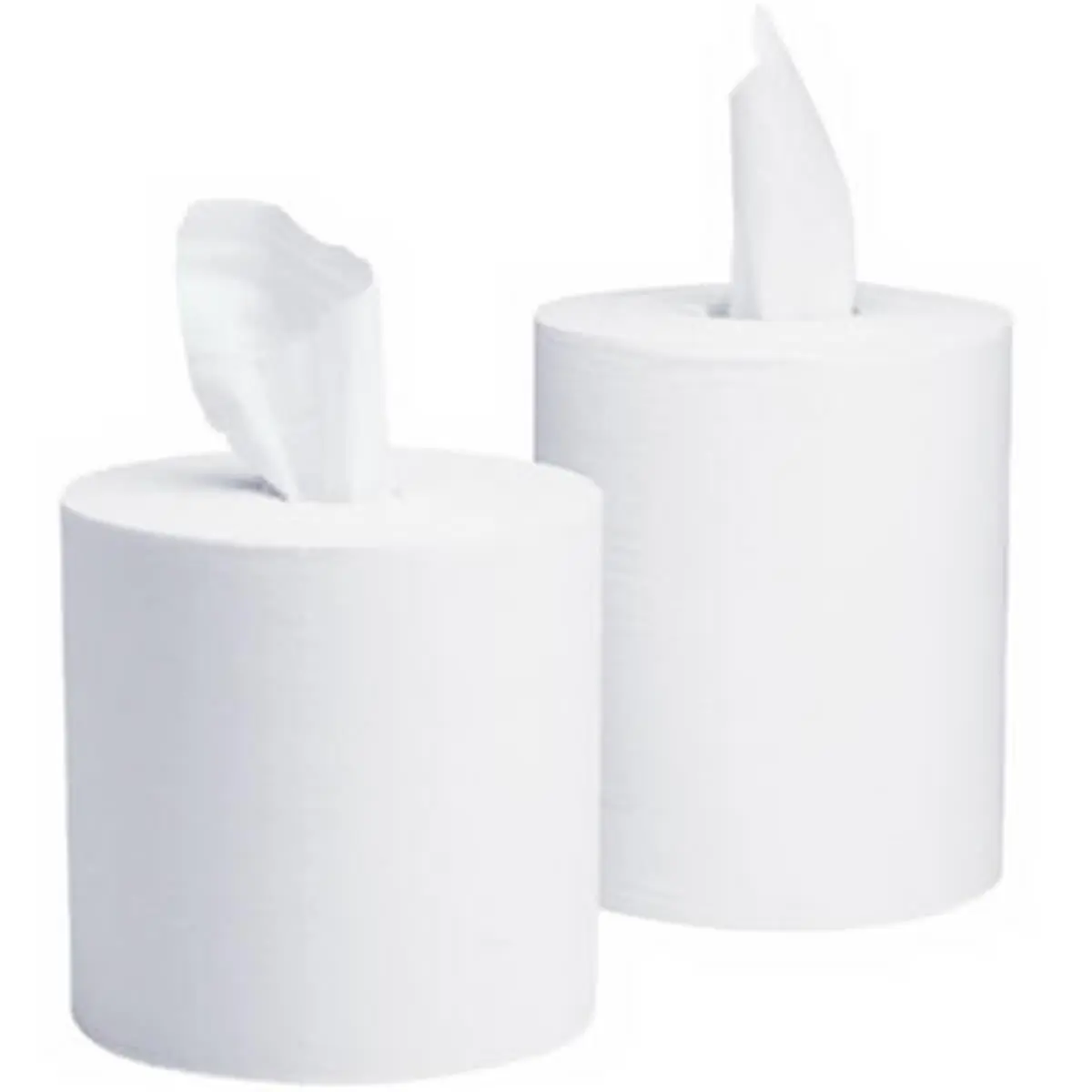 Scott Center Flow Single-Ply Hand Towels, 1-Ply White Paper, 8x15 in, 15.5 lbs, 500 Sheets, 4-Pack Set, for Bathroom & Household Use