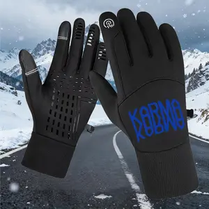 2026 new unisex Krax-Me Print Winter Gloves Unisex Touchscreen Gloves with Lining Windproof Waterproof Ski Gloves for Men Women Soft Breathable Riding Gloves