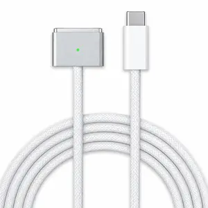 USB-C to Magnetic 3 Cable 6.6FT 140W Charging Cable for MacBook Pro 16"/14" 2024/2023/2021 & MacBook Air 15"/13" M4 2025 M3 2024 M2 2023 M2 2022