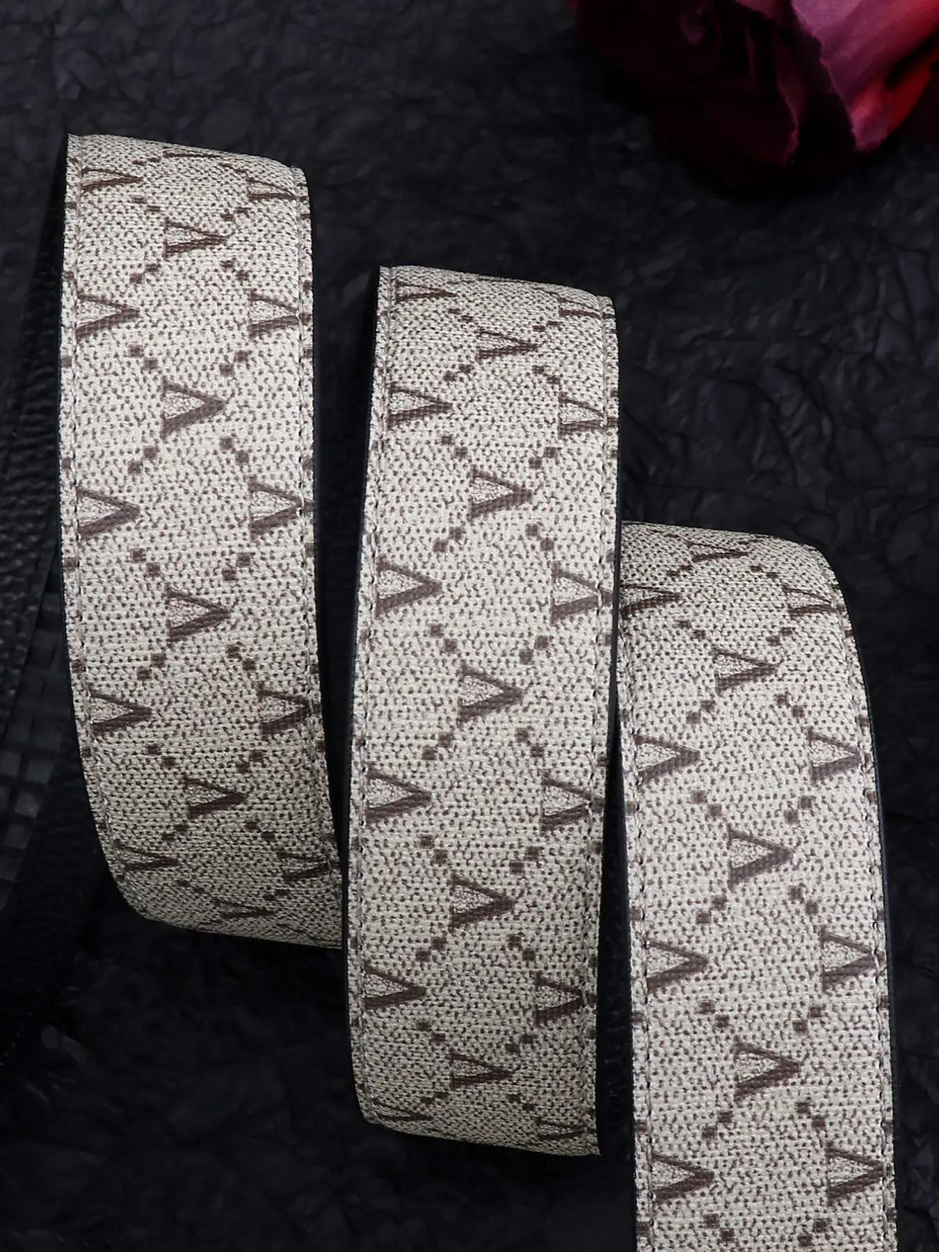 New Luxury Quality Letter Z Alloy Automatic Buckle Belt, Youth Men