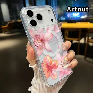Clear Phone Case for iPhone 17 Pro Max 16 Plus 15 14 13 12 11 Air E Floral Love Verse Hard Acrylic Back Soft Silicone Edge Drop-Proof Lightweight Cell Phone Cover for boy girl