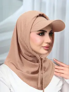 New Cycling Neck Gaiter Sun Protection Set, UV Blocking Thread Hat, Protective Neck Cover Headscarf Cap Combo, Outdoor Gear Essentials