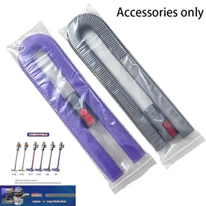 Dryer Vent Cleaner Kit Compatible with Dyson Dryer Lint Vacuum Attachment Removes Deep Lint Adapter Compatible with Dyson V7 V8 V10 V11 V12 V15 etc Cordless Vacuum Cleaner