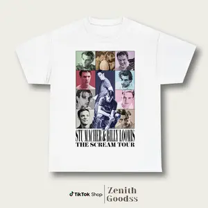 Scream 7 Shirt, Billy And Stu Tee, Billy Loomis Shirt, Stu Macher shirt, Horror Movie Graphic Unisex Tee