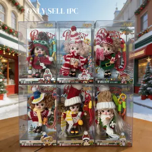 Christmas Cartoon Doll Keychain Phone Charm Bag Car Ornament Cute Holiday Gift Multiple Styles Available