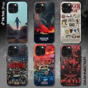 Hawkins Town Map Stranger Season 5 Phone Case, One Last Adventure Movie Phone Case, Horror Tv Series 17 Air Pro Max