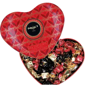 Maxim's De Paris - Grand Heart-Shaped Chocolate Gift Box – 6.35 oz