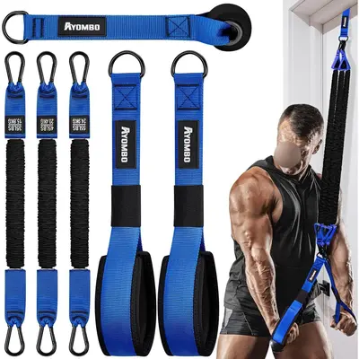 Tricep Pull Down with Resistance Band with Handles TikTok Shop