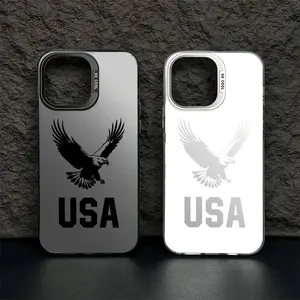 New Eagle-Pattern Phone Case Compatible with iPhone 17 Air 16 15 14Plus 13 12 11Pro Max Plus XR XS Samsung Galaxy S25S24 S23 S22 Features innovative IMD material and laser-etched craftsmanship Military-grade drop and shock protection case-ZQ50
