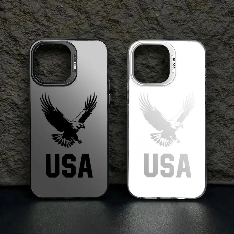 New Eagle-Pattern Phone Case Compatible with iPhone 17 Air 16 15 14Plus 13 12 11Pro Max Plus XR XS Samsung Galaxy S25S24 S23 S22 Features innovative IMD material and laser-etched craftsmanship Military-grade drop and shock protection case-ZQ50